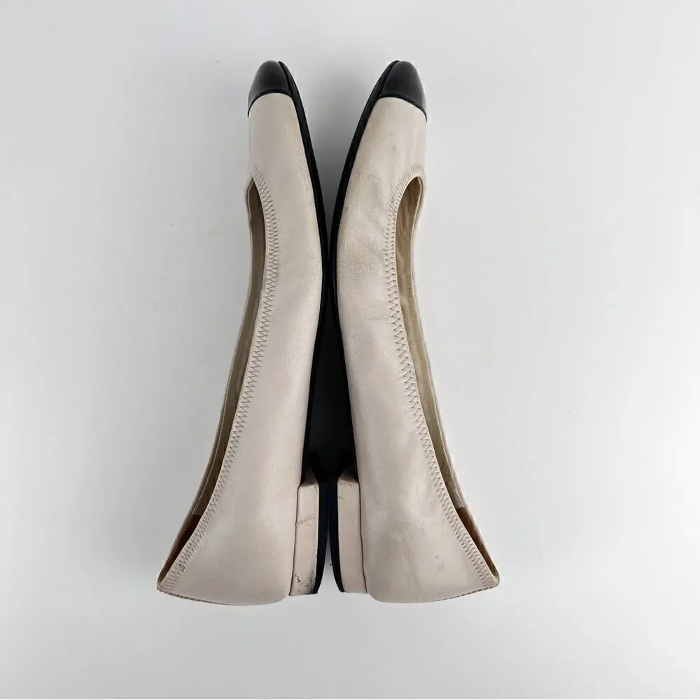 Prada Round Toe Patent Leather Ballet Flats Sz 36 - Picture 3 of 11